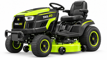 TAILZO Premium Front-Engine Riding Lawn Tractor with Armrest Seat and Dual-Blade Cutting Deck - product image 1