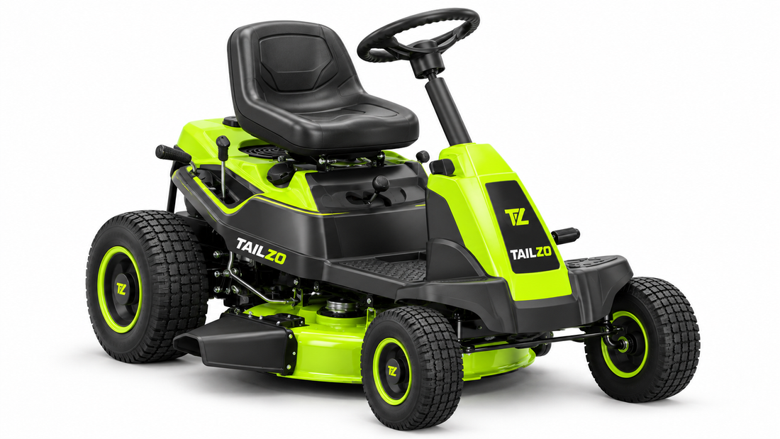 TAILZO Compact Rear-Engine Riding Lawn Mower with Single-Blade Cutting Deck - product image 1