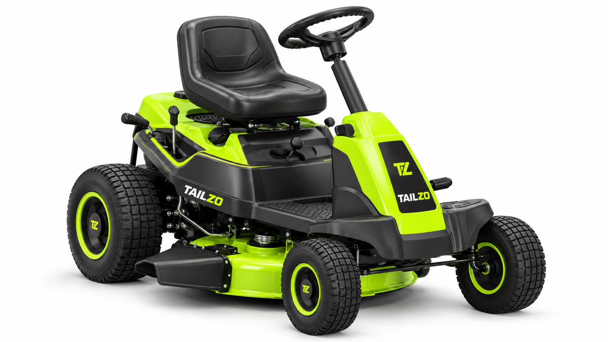 TAILZO Compact Rear-Engine Riding Lawn Mower with Single-Blade Cutting Deck - product image 2