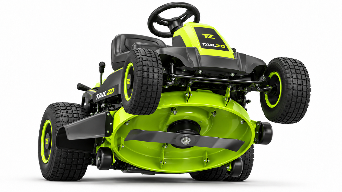 TAILZO Compact Rear-Engine Riding Lawn Mower with Single-Blade Cutting Deck - product image 5