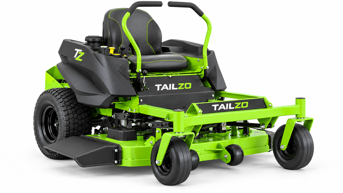 TAILZO Compact Zero-Turn Riding Lawn Mower with Triple-Blade Fabricated Deck - product image 2