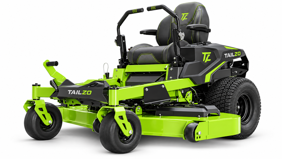 TAILZO Professional Zero-Turn Riding Lawn Mower with Triple-Blade Fabricated Cutting Deck - product image 1
