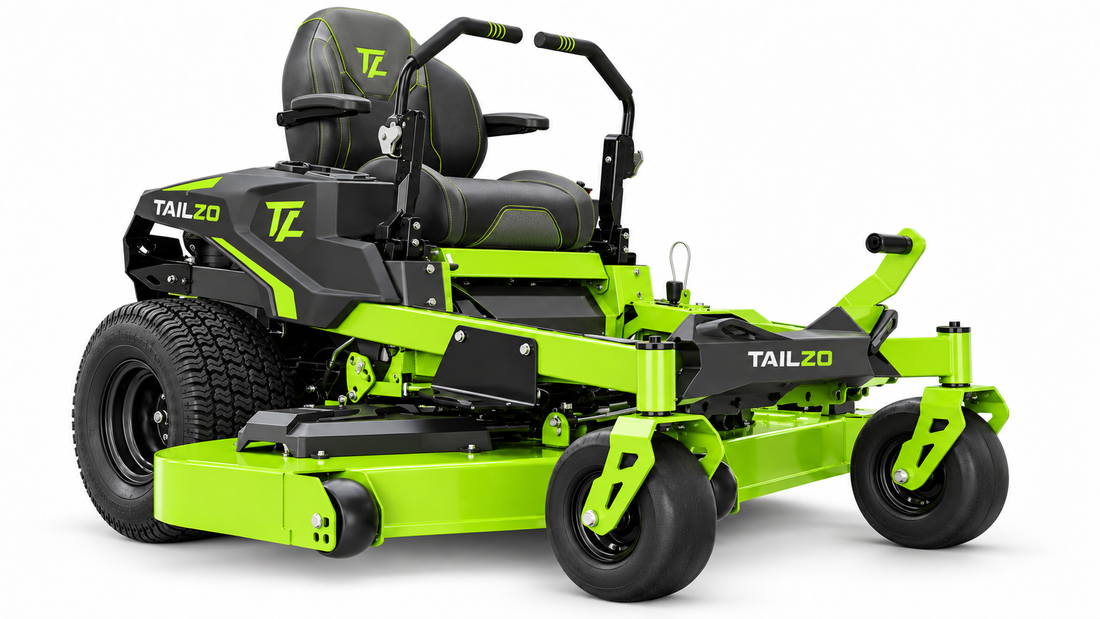 TAILZO Professional Zero-Turn Riding Lawn Mower with Triple-Blade Fabricated Cutting Deck - product image 1