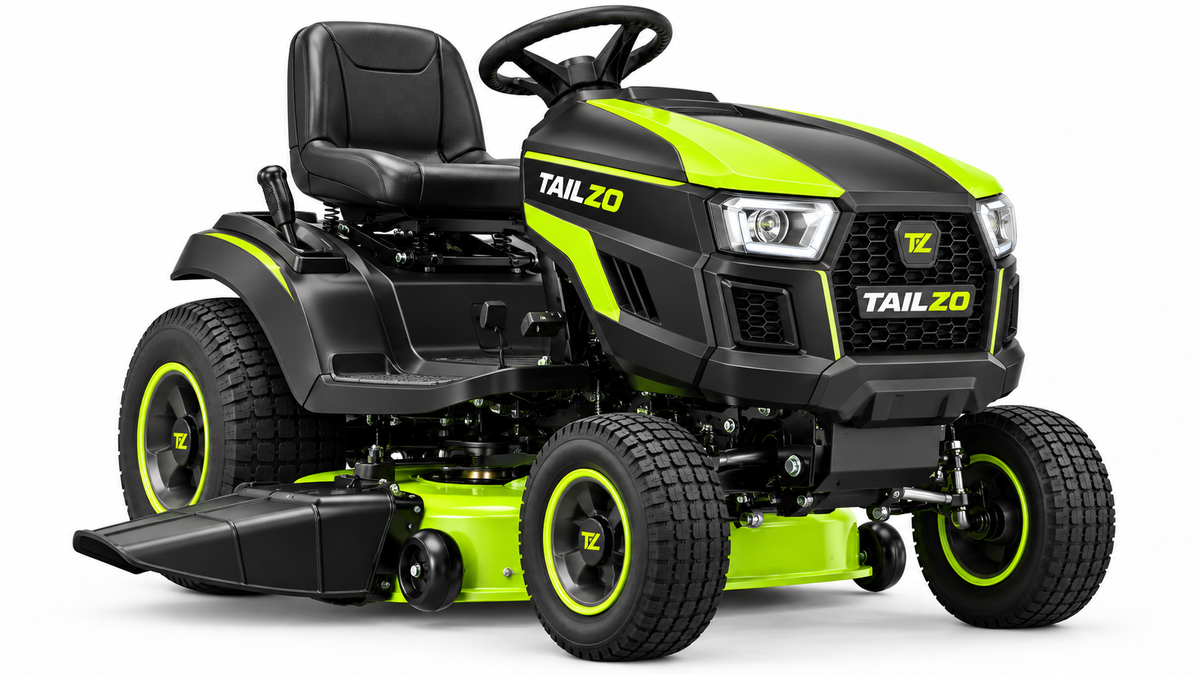 TAILZO Compact Front-Engine Riding Lawn Tractor with Dual-Blade Cutting Deck - product image 3