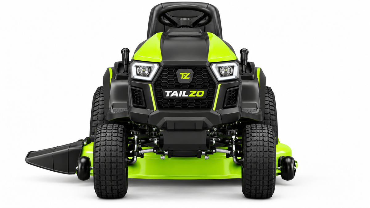 TAILZO Compact Front-Engine Riding Lawn Tractor with Dual-Blade Cutting Deck - product image 2