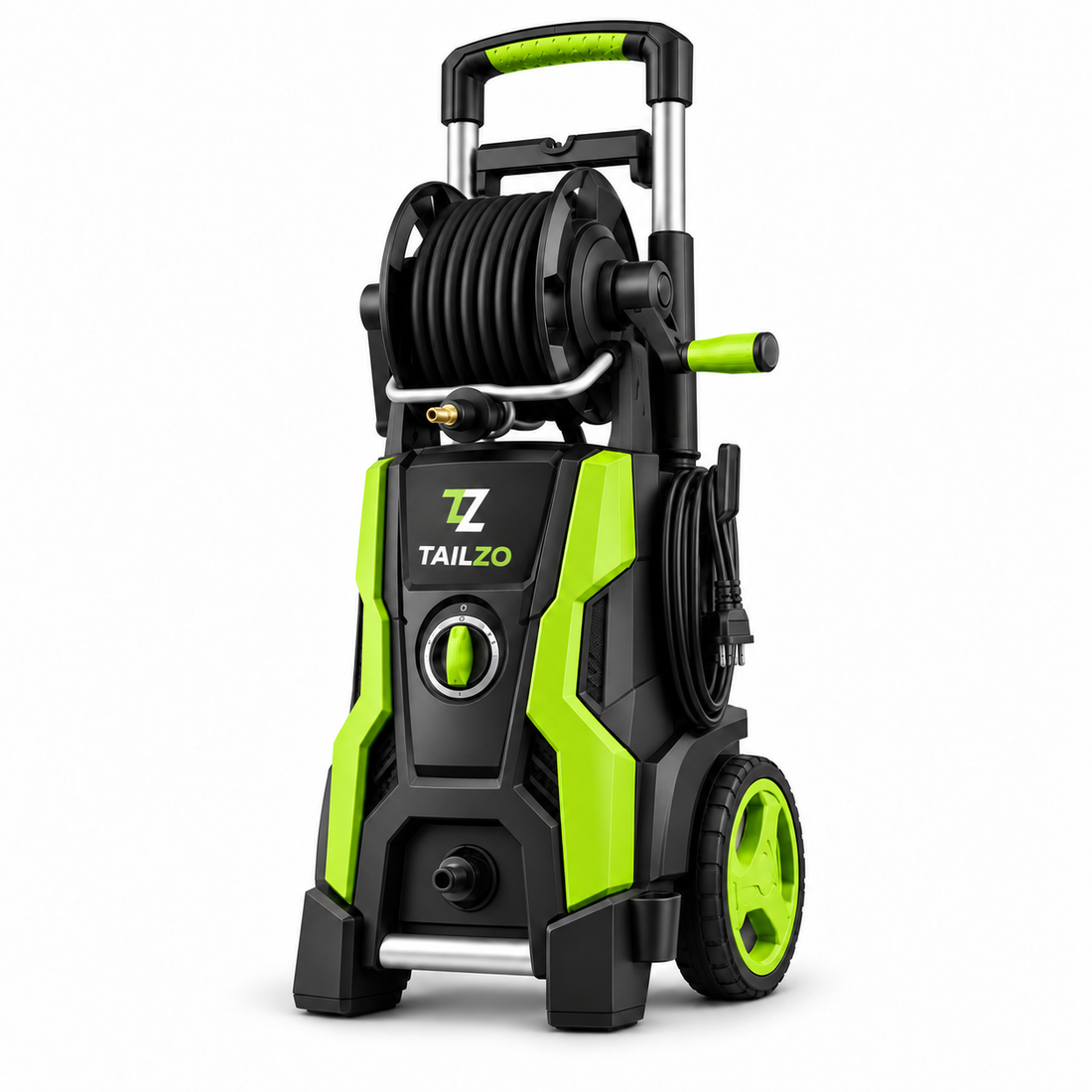 TAILZO Upright Electric Pressure Washer with Integrated Hose Reel - product image 1