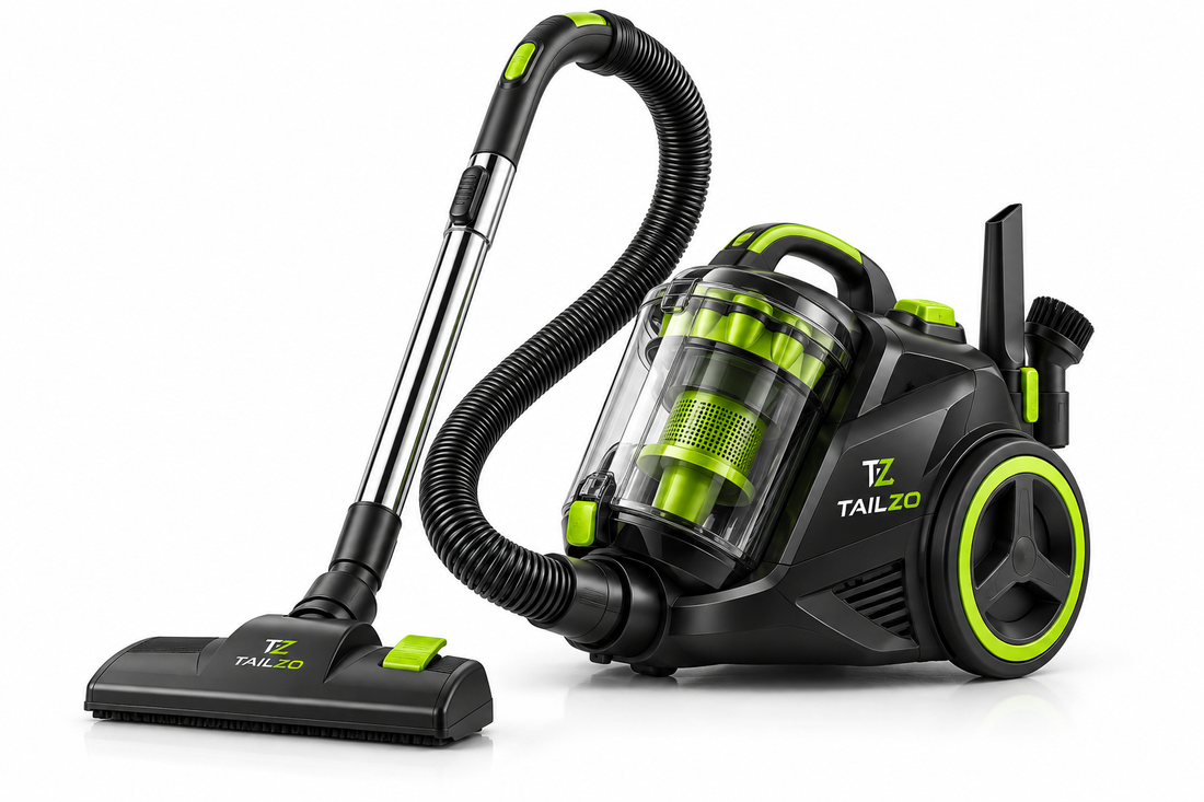 TAILZO Bagless Cyclonic Canister Vacuum Cleaner with Telescopic Wand &amp; Multi-Surface Floor Head - product image 1