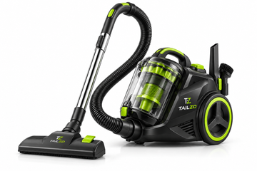 TAILZO Bagless Cyclonic Canister Vacuum Cleaner with Telescopic Wand &amp; Multi-Surface Floor Head - product image 1
