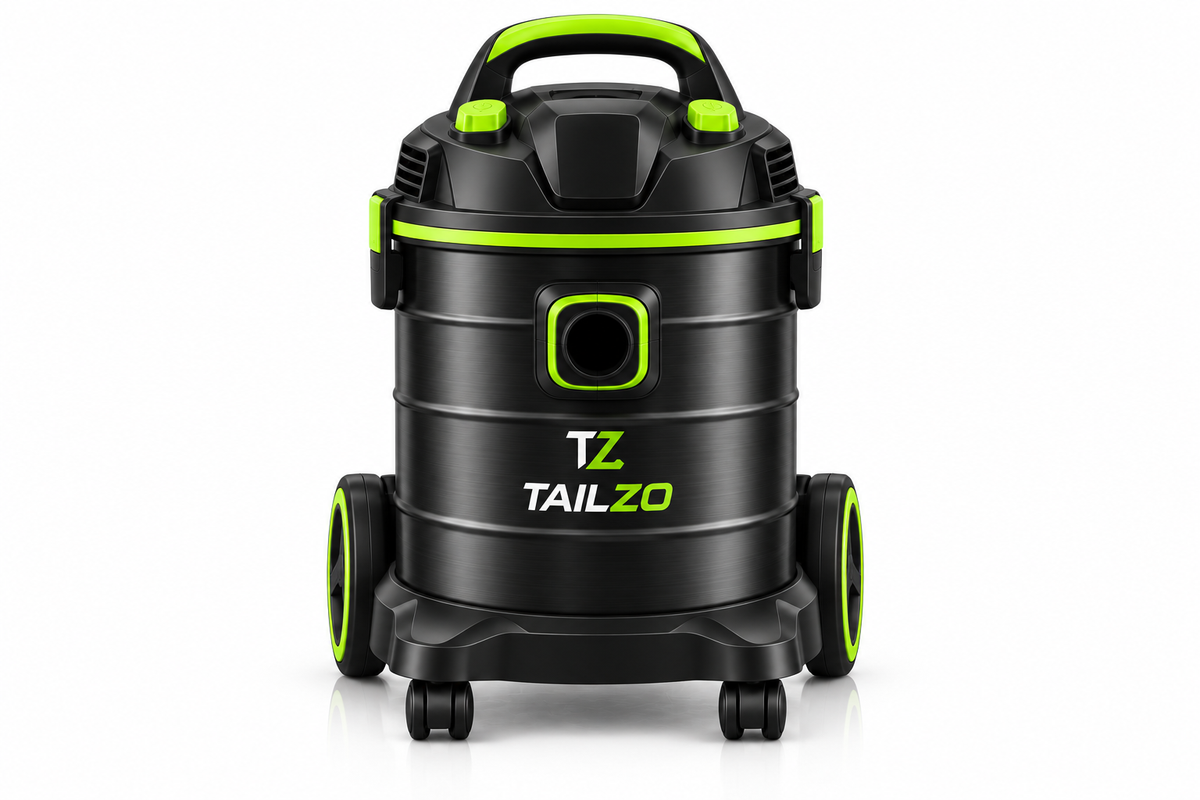 TAILZO Heavy-Duty Drum Vacuum Cleaner with Telescopic Wand & Multi-Surface Floor Head - product image 3