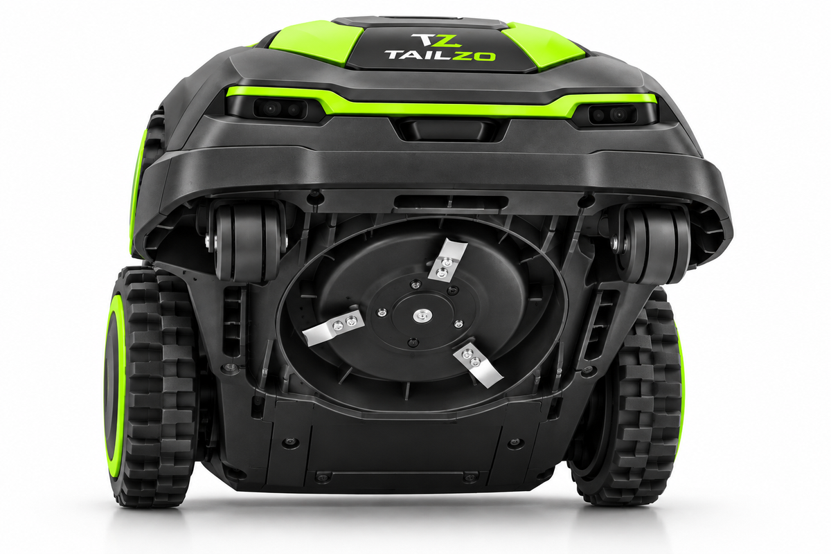 TAILZO Intelligent Robotic Lawn Mower with Multi-Sensor Navigation & Pivoting Cutting System - product image 4