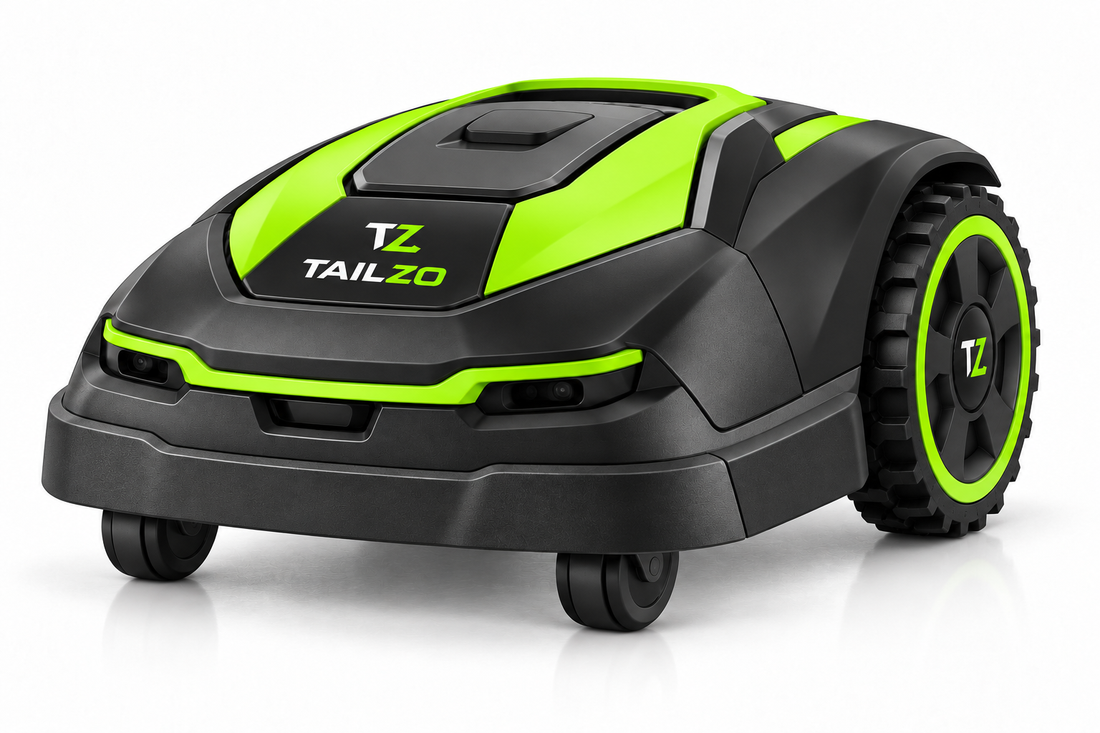 TAILZO Intelligent Robotic Lawn Mower with Multi-Sensor Navigation & Pivoting Cutting System - product image 1