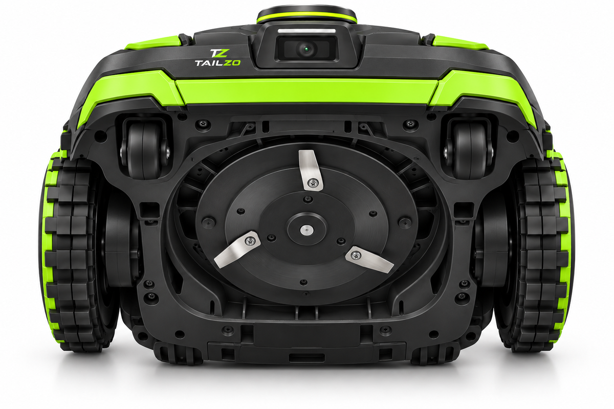 TAILZO Smart Robotic Lawn Mower with Dual-Sensor Navigation & Three-Blade Cutting System - product image 4