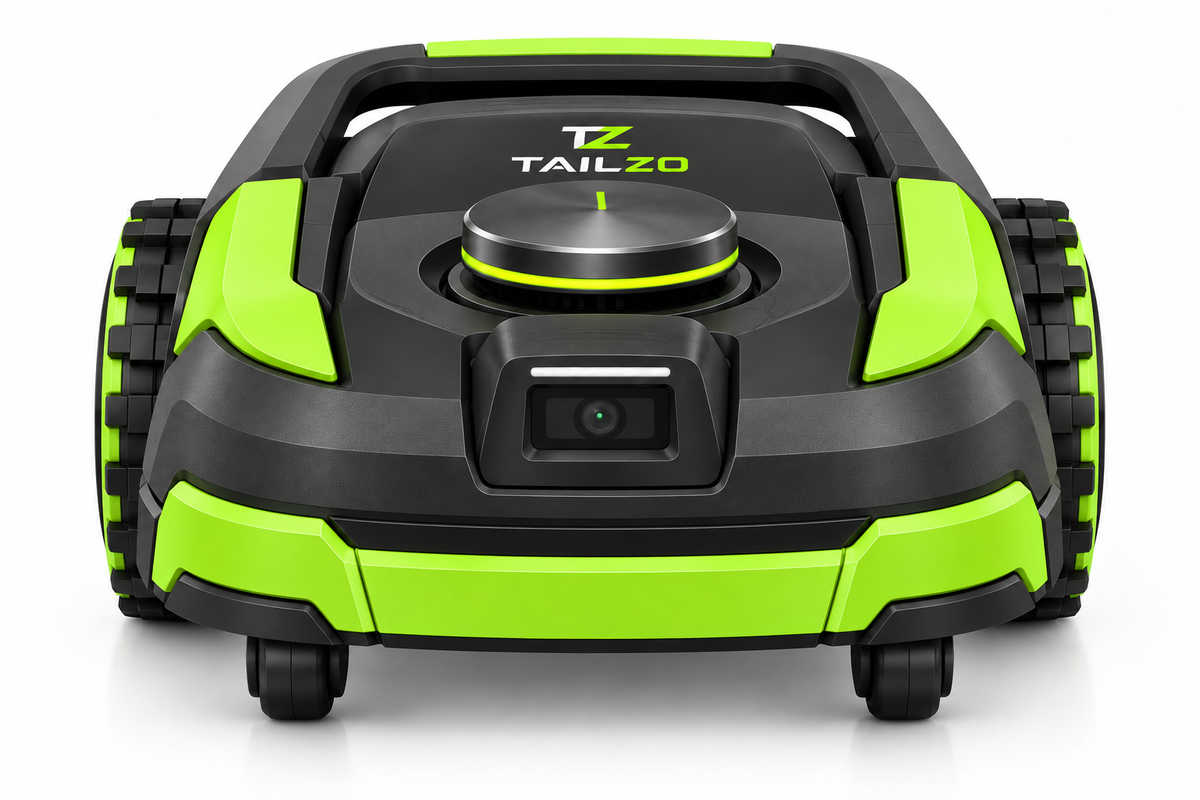 TAILZO Smart Robotic Lawn Mower with Dual-Sensor Navigation & Three-Blade Cutting System - product image 3