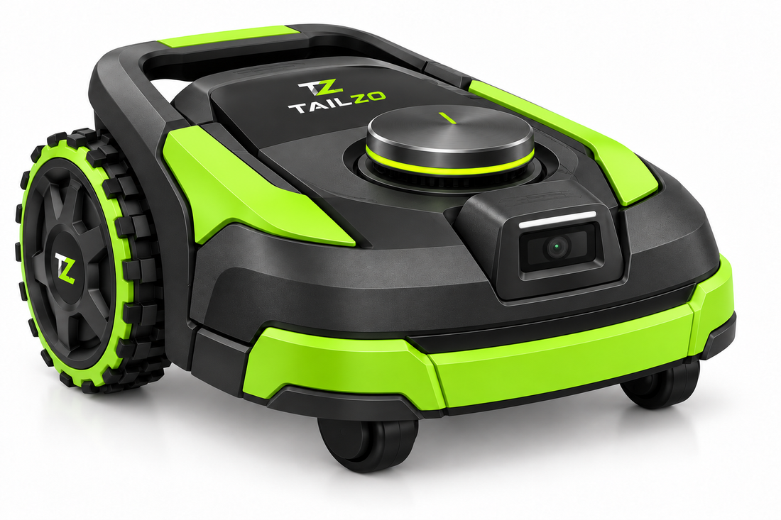 TAILZO Smart Robotic Lawn Mower with Dual-Sensor Navigation & Three-Blade Cutting System - product image 1