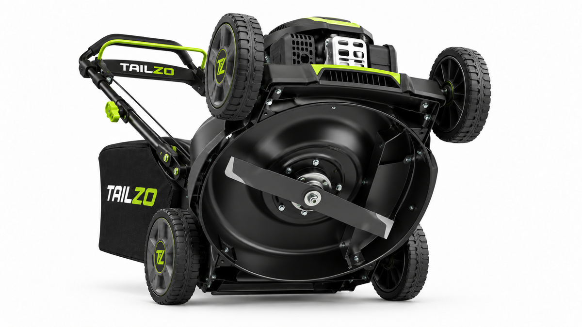 TAILZO Premium Gas-Powered Walk-Behind Lawn Mower with Rear Grass Collection Bag - product image 4
