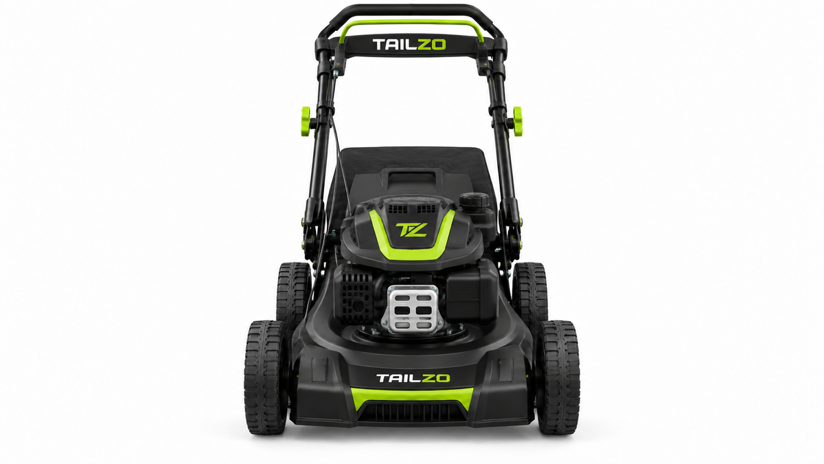 TAILZO Premium Gas-Powered Walk-Behind Lawn Mower with Rear Grass Collection Bag - product image 3