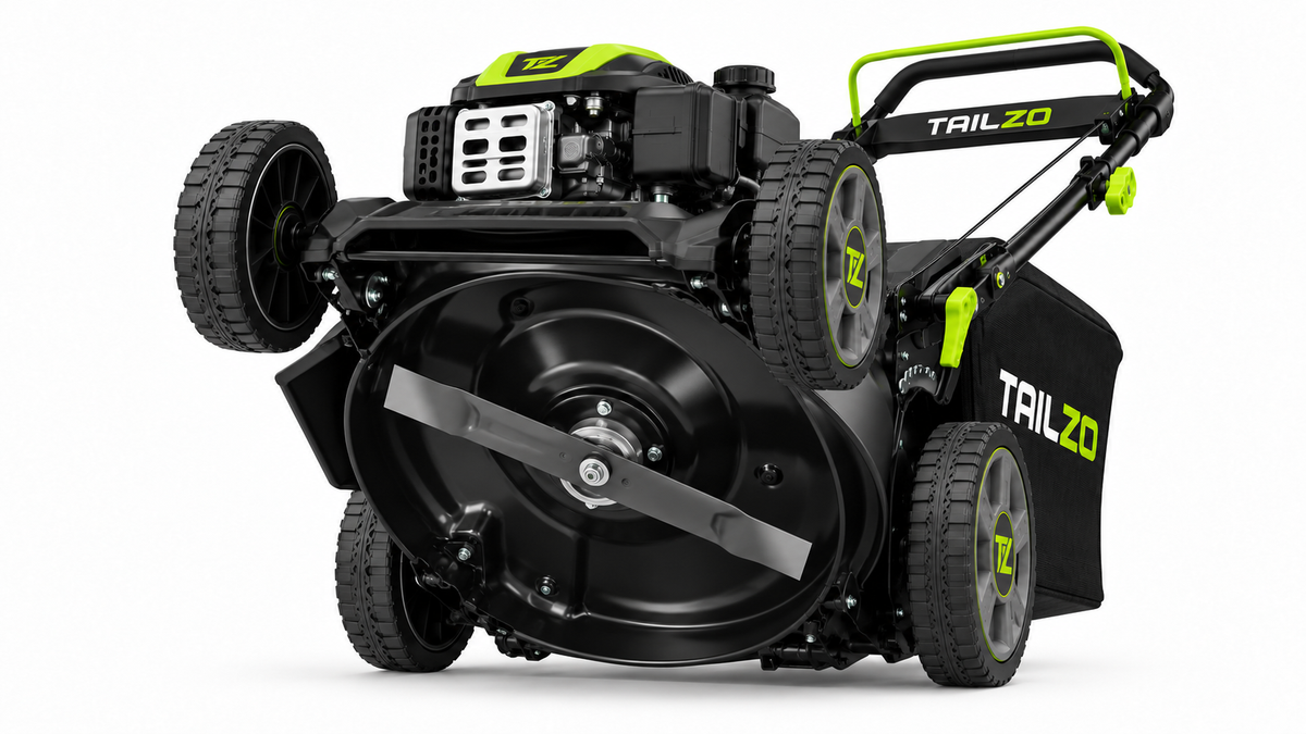 TAILZO Premium Gas-Powered Walk-Behind Lawn Mower with Rear Grass Collection Bag - product image 4