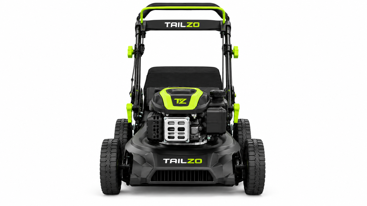 TAILZO Premium Gas-Powered Walk-Behind Lawn Mower with Rear Grass Collection Bag - product image 3