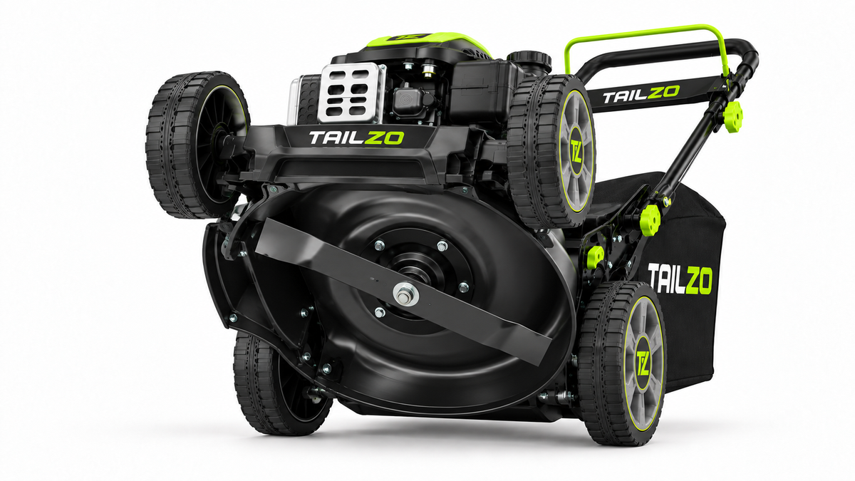TAILZO Premium Gas-Powered Walk-Behind Lawn Mower with Rear Grass Collection Bag - product image 4
