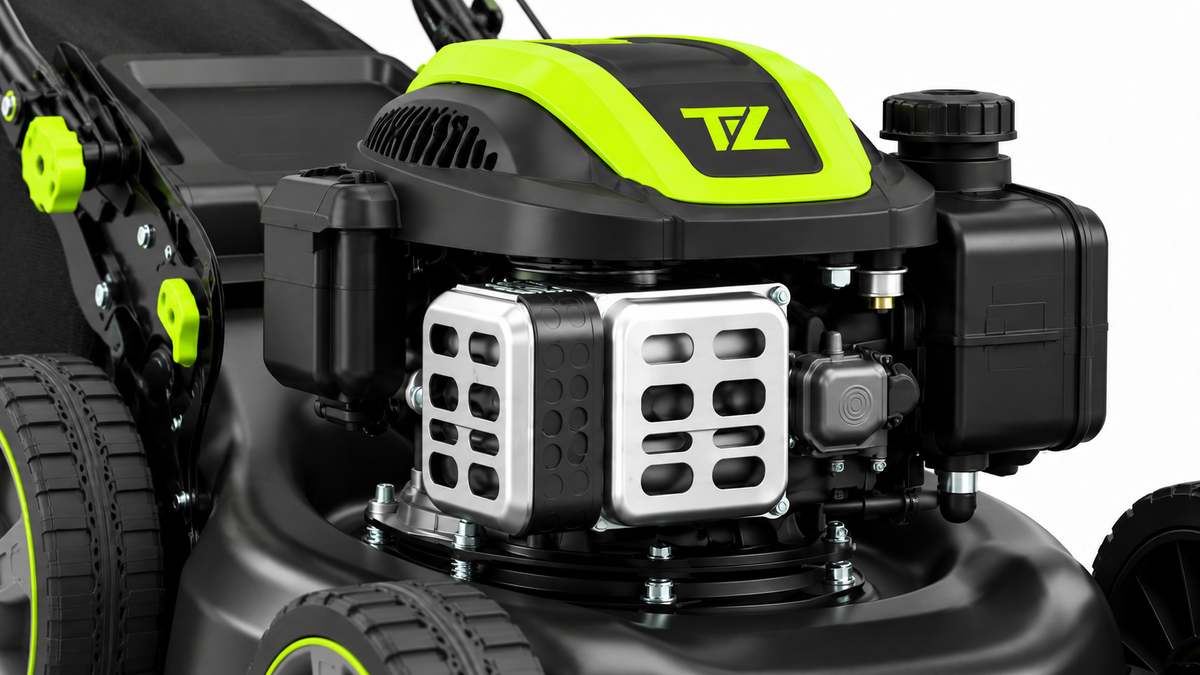 TAILZO Premium Gas-Powered Walk-Behind Lawn Mower with Rear Grass Collection Bag - product image 5