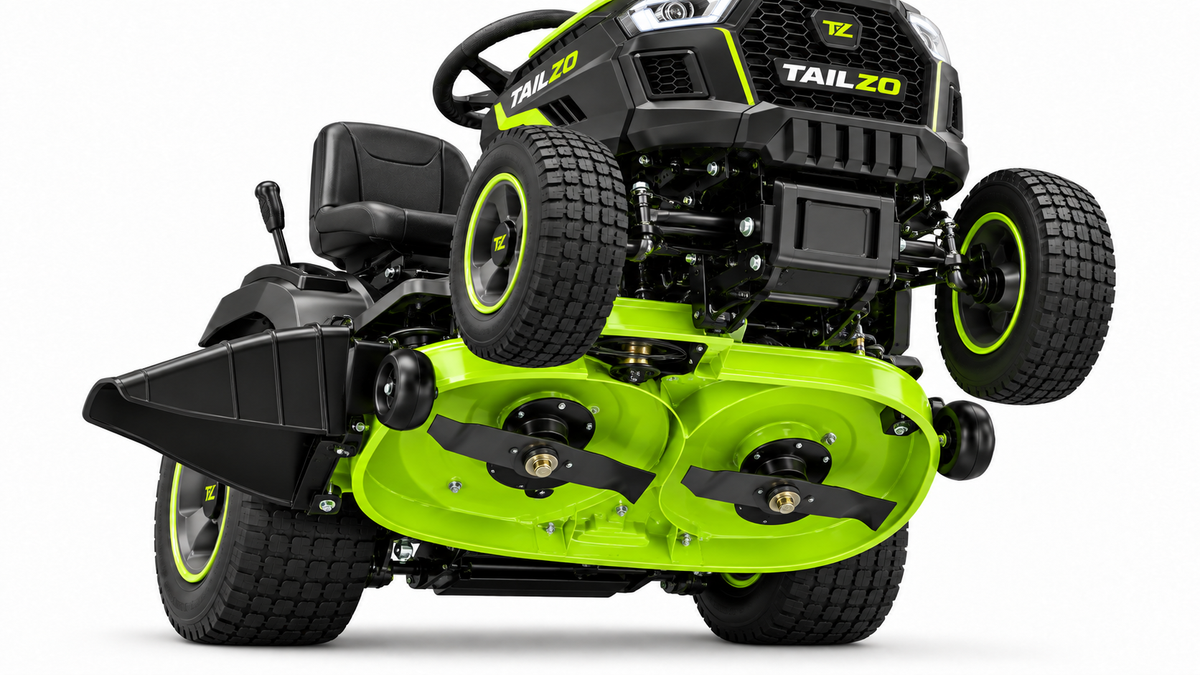 TAILZO Premium Front-Engine Riding Lawn Mower with Dual-Blade Cutting Deck - product image 5